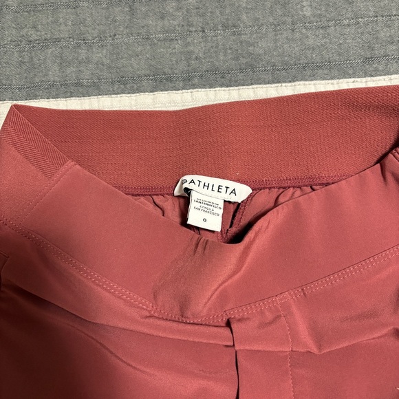Athleta Pink Wide Leg Pants - Picture 4 of 7